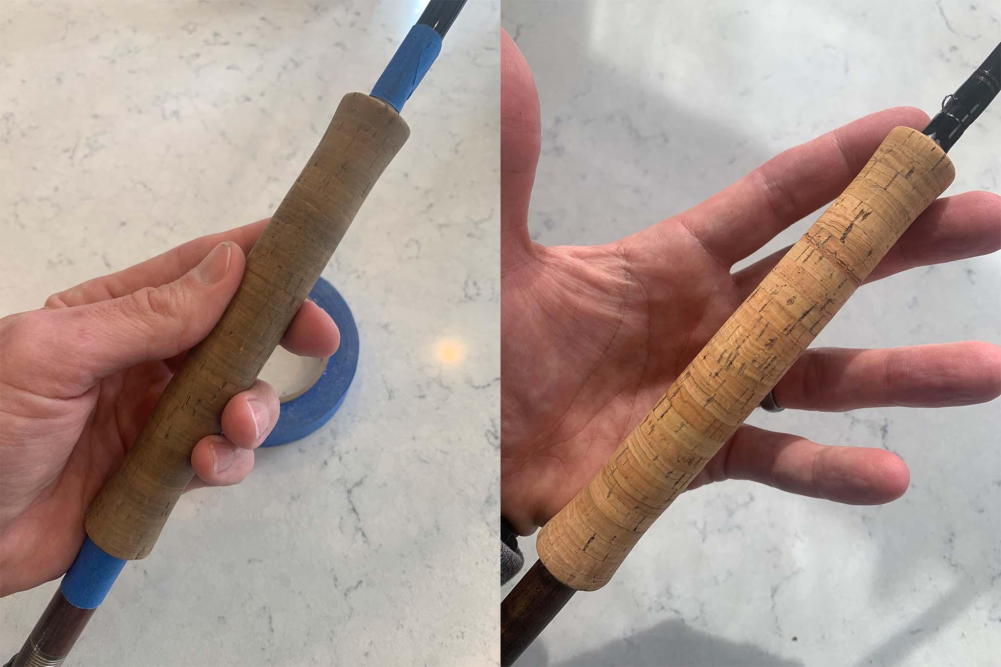 How to Repair a Fishing Rod Cork Grip