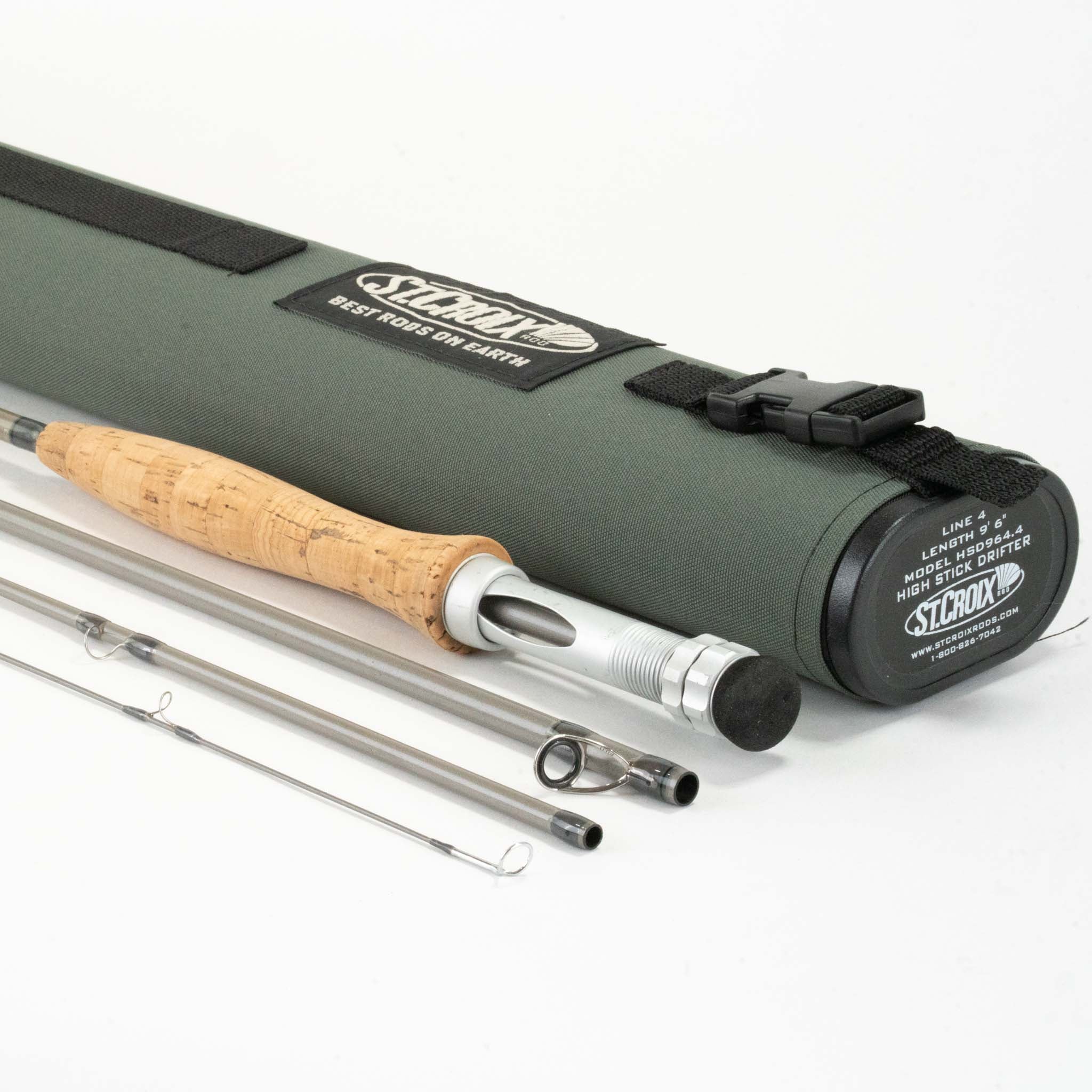 St Croix High Stick Drifter 496-4 Fly Rod - 4wt 9ft 6in 4pc – Outfishers